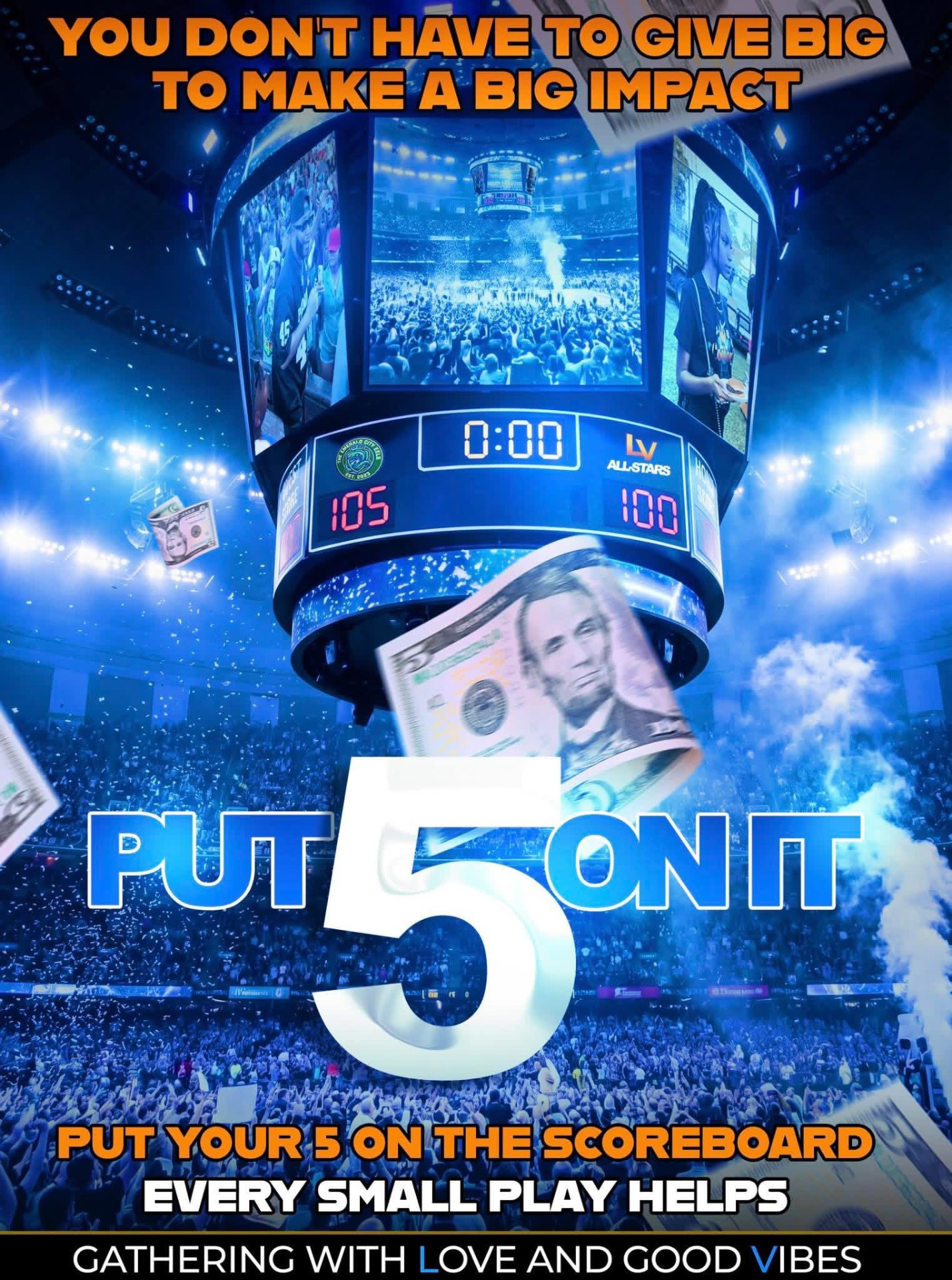 Put 5 on it
